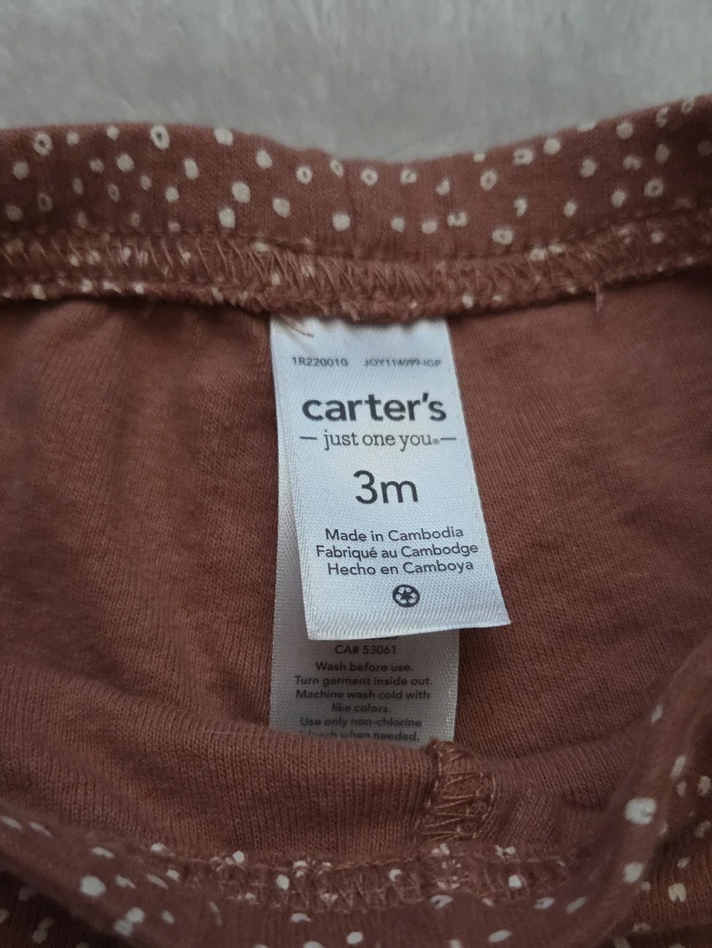 10 For $10 Carters Pants Size 3 Months